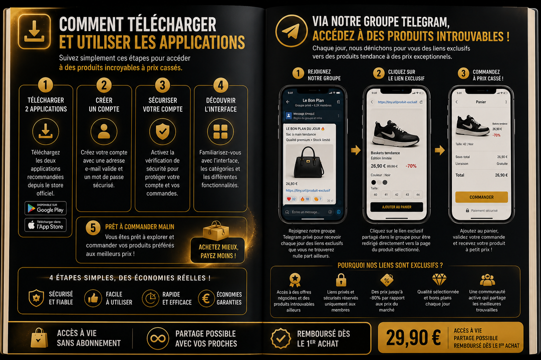 📖 Le Bon Plan – E-book + Accès Privés à Vie 👑